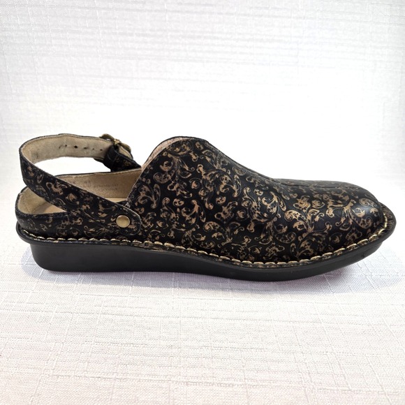 Alegria Leather Adjustable Backstrap Clogs Women's EU42 US10.5 Myrtle Boheme - Picture 8 of 13